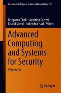 Advanced Computing and Systems for Security