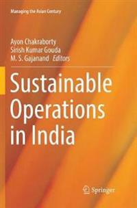 Sustainable Operations in India