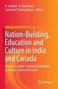 Kirjan kansi "Nation-Building, Education and Culture in India and Canada"