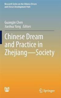 Kirjan kansi "Chinese Dream and Practice in Zhejiang — Society"