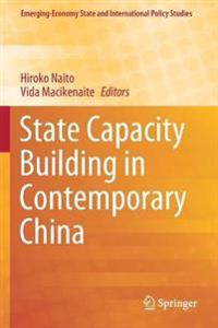 Bokomslag för "State Capacity Building in Contemporary China"