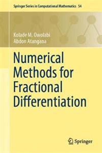 Bokomslag for "Numerical Methods for Fractional Differentiation"