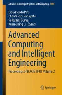 Advances in Intelligent Systems and Computing