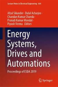 Bokomslag för "Energy Systems, Drives and Automations"