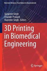 Bokomslag for "3D Printing in Biomedical Engineering"