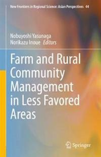 Bokomslag för "Farm and Rural Community Management in Less Favored Areas"