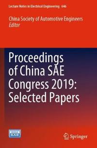 Bokomslag för "Proceedings of China SAE Congress 2019: Selected Papers"