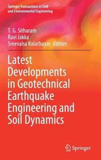 Bokomslag för "Latest Developments in Geotechnical Earthquake Engineering and Soil Dynamics"