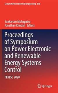 Bokomslag för "Proceedings of Symposium on Power Electronic and Renewable Energy Systems Control"