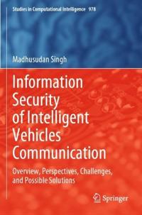 Bokomslag för "Information Security of Intelligent Vehicles Communication"