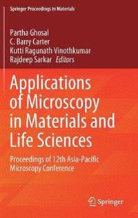 Bokomslag for "Applications of Microscopy in Materials and Life Sciences"