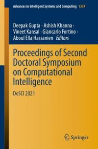 Advances in Intelligent Systems and Computing