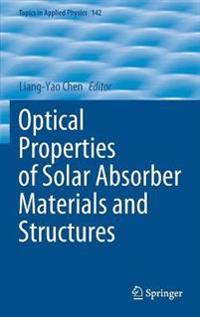 Bokomslag for "Optical Properties of Solar Absorber Materials and Structures"