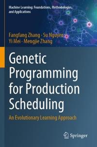 Bokomslag for "Genetic Programming for Production Scheduling"