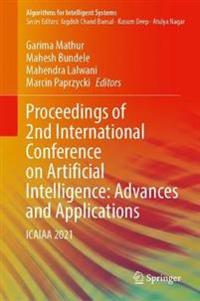 Kirjan kansi "Proceedings of 2nd International Conference on Artificial Intelligence: Advances and Applications"