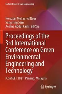 Kirjan kansi "Proceedings of the 3rd International Conference on Green Environmental Engineering and Technology"