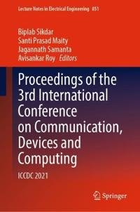 Bokomslag för "Proceedings of the 3rd International Conference on Communication, Devices and Computing"