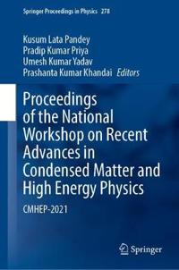 Kirjan kansi "Proceedings of the National Workshop on Recent Advances in Condensed Matter and High Energy Physics"