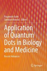 Kirjan kansi "Application of Quantum Dots in Biology and Medicine"