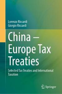 Bokomslag för "China–Europe Tax Treaties"