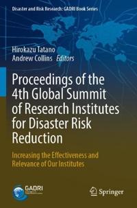 Bokomslag för "Proceedings of the 4th Global Summit of Research Institutes for Disaster Risk Reduction"