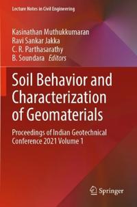Bokomslag for "Soil Behavior and Characterization of Geomaterials"