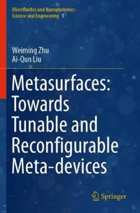 Bokomslag för "Metasurfaces: Towards Tunable and Reconfigurable Meta-devices"