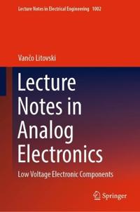 Bokomslag för "Lecture Notes in Analog Electronics"