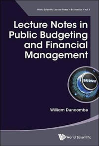 Kirjan kansi "Lecture Notes In Public Budgeting And Financial Management"