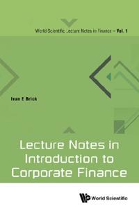 Lecture Notes In Introduction To Corporate Finance