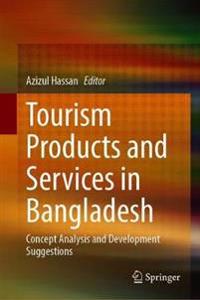 Kirjan kansi "Tourism Products and Services in Bangladesh"