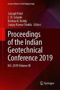 Proceedings of the Indian Geotechnical Conference 2019
