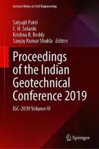 Proceedings of the Indian Geotechnical Conference 2019