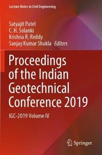 Bokomslag för "Proceedings of the Indian Geotechnical Conference 2019"