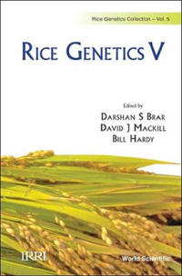 Kirjan kansi "Rice Genetics V - Proceedings Of The Fifth International Rice Genetics Symposium"