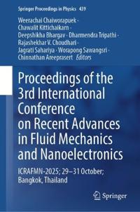 Proceedings of the 3rd International Conference on Recent Advances in Fluid Mechanics and Nanoelectronics