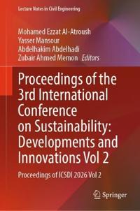 Proceedings of the 3rd International Conference on Sustainability: Developments and Innovations Vol 2