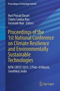 Proceedings of the 1st National Conference on Climate Resilience and Environmentally Sustainable Technologies