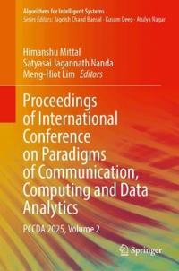 Proceedings of International Conference on Paradigms of Communication, Computing and Data Analytics