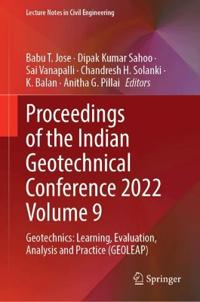 Proceedings of the Indian Geotechnical Conference 2022 Volume 9