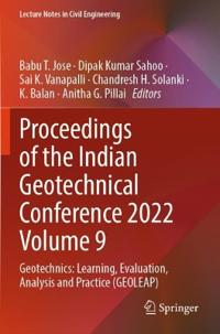 Proceedings of the Indian Geotechnical Conference 2022 Volume 9
