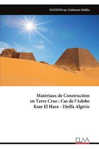 Matériaux de Construction en Terre Crue