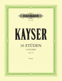 36 Etüden op. 20 "Für die Violine""