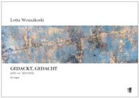 Gedackt, gedacht for organ