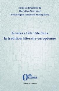 Genres et identité dans la tradition littéraire européenne