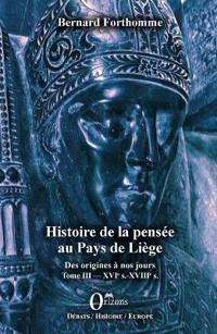 Histoire de la pensée au Pays de Liège