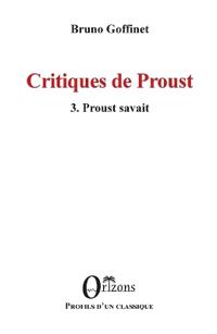 Critiques de Proust