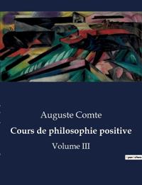 Bokomslag for "Cours de philosophie positive"