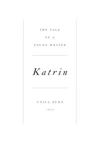 Katrin: The Tale of a Young Writer