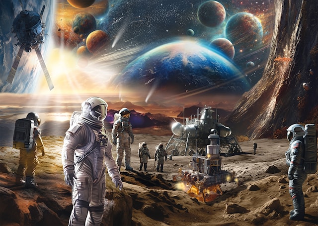 Tuotekuva 2 - Palapelit The final frontier Space exploration 1000 palaa, Schmidt